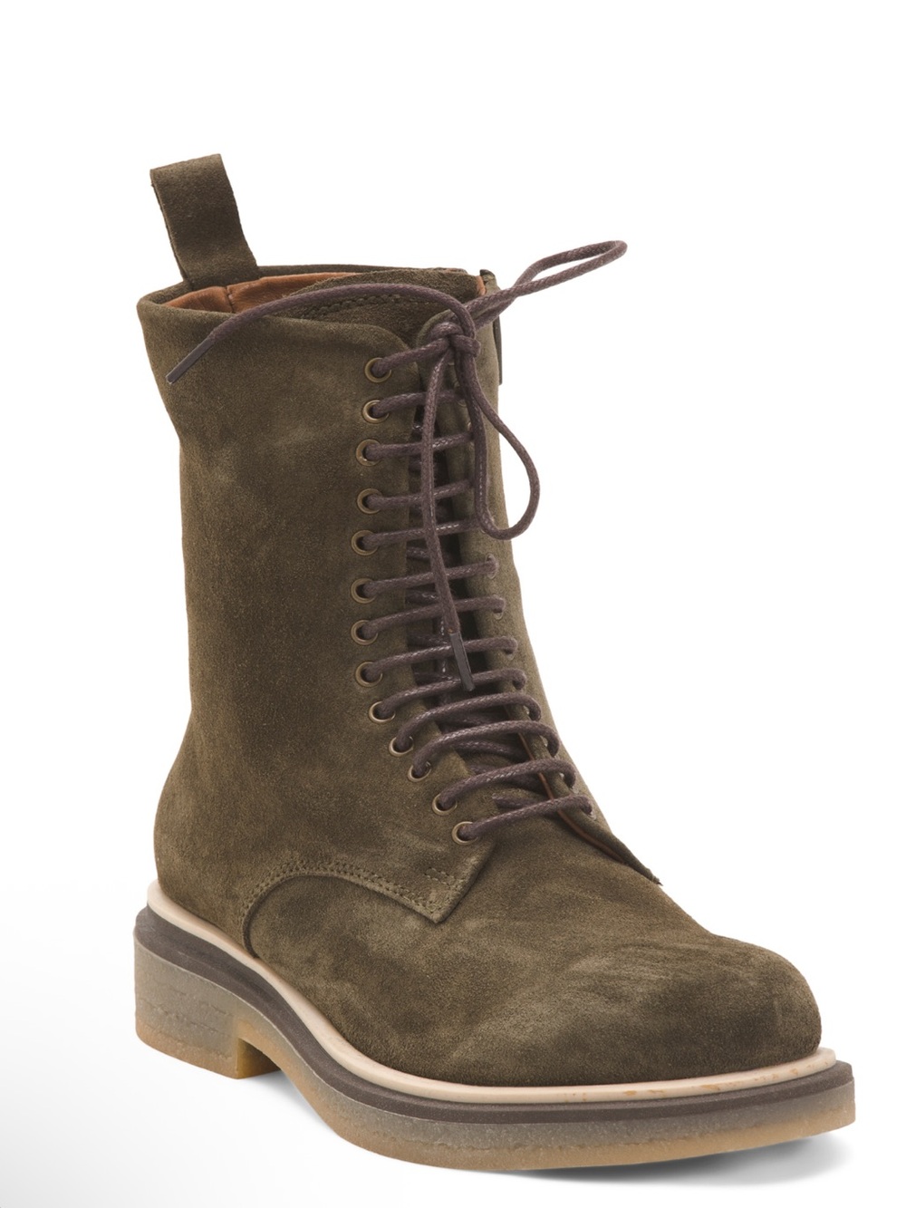 BUENO suede wella comfort boots
Olive Suede Lace-Up Boot woman’s